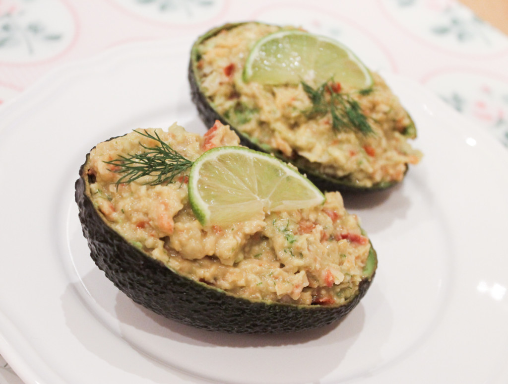 giant stuffed avocado