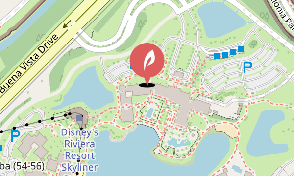 Disney's Riviera Resort map 